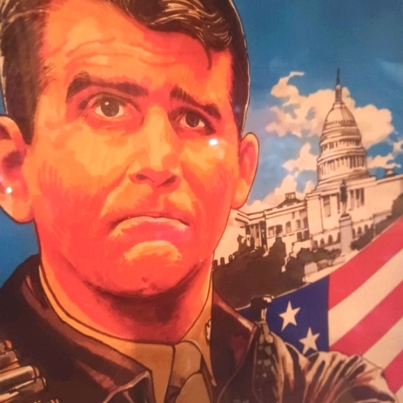 AUTH ORIG VTG 80s OLIVER NORTH POSTER - Picture 2 of 6